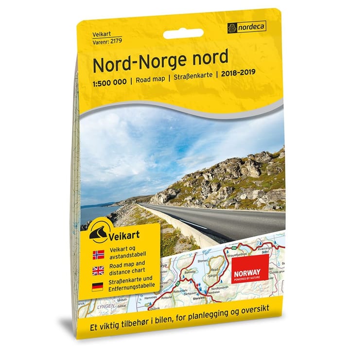 Nordeca Veikart Nord-Norge Nord 1:500 000 Veikart 1:500 000 Ugland IT