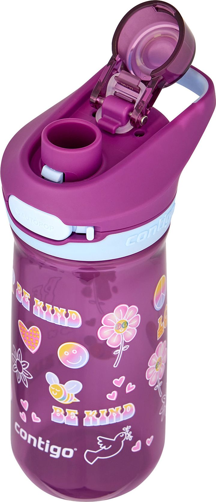 Contigo Kids' Jessie Autopop Water Bottle 420 ml Grape Retro Contigo Contigo Kids' Jessie Autopop Water Bottle 420 ml Grape Retro Contigo