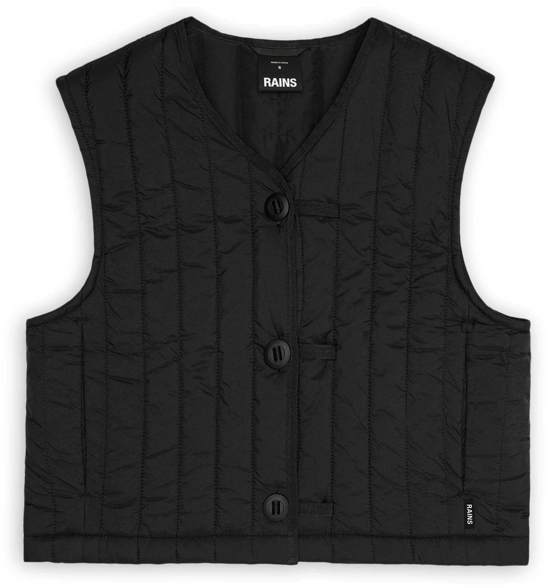 Rains Women's Banja Short Liner Vest Black  S