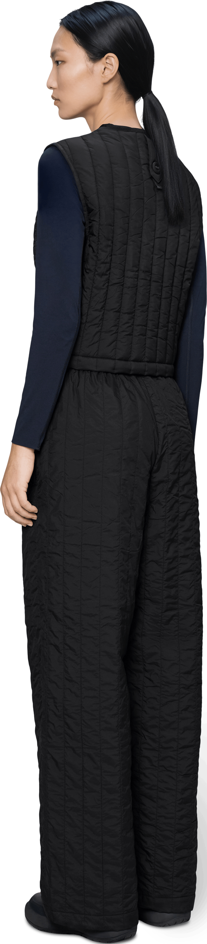 Rains Women's Banja Short Liner Vest Black Rains