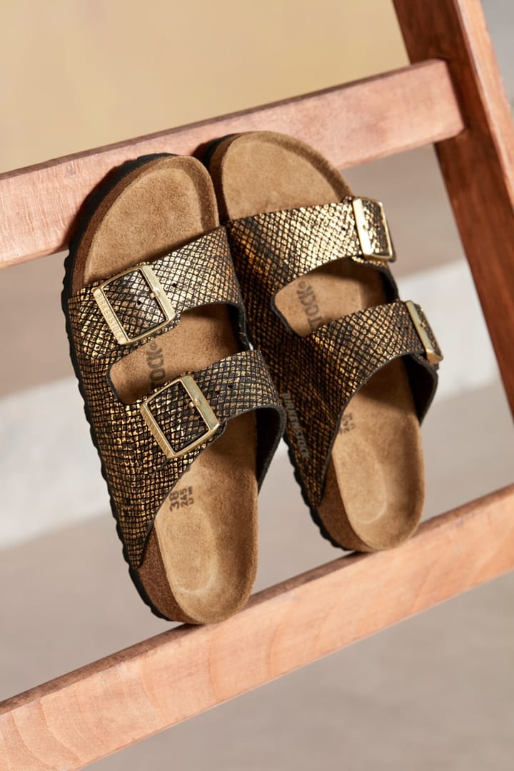Birkenstock Arizona MF Shiny Python Black Birkenstock