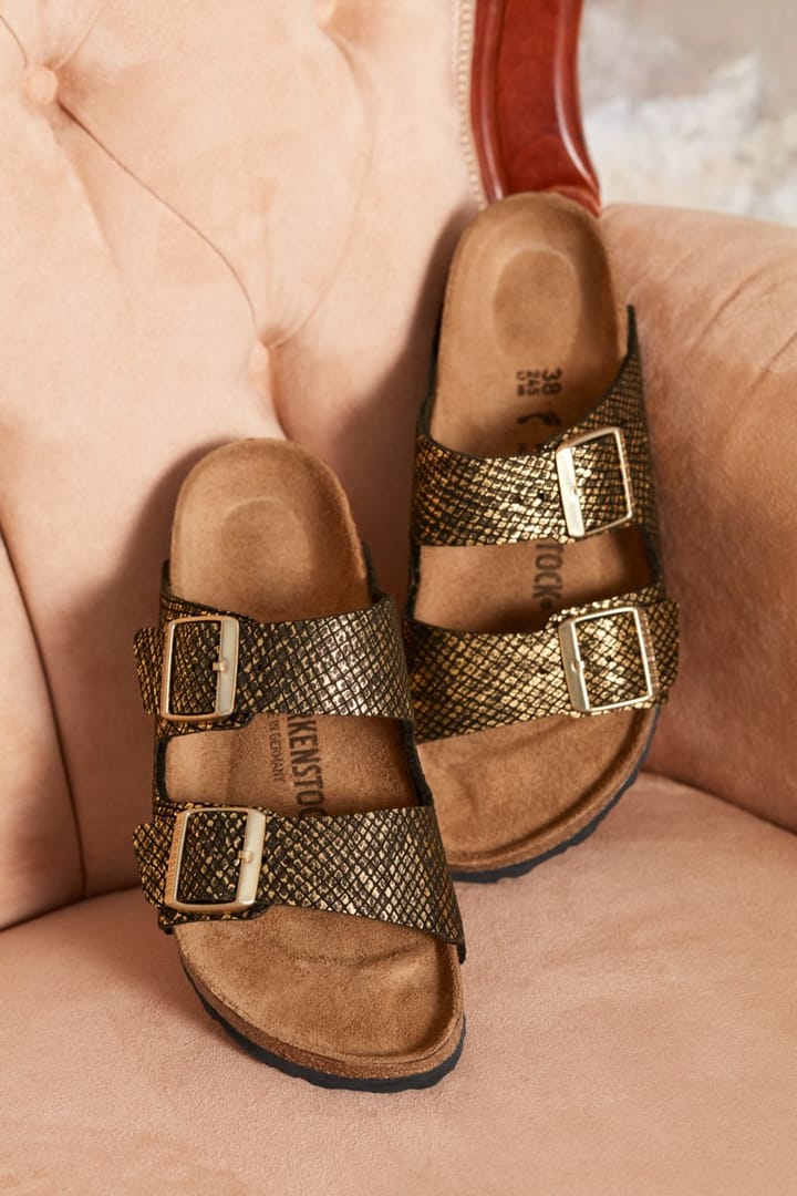 Birkenstock Arizona MF Shiny Python Black Birkenstock