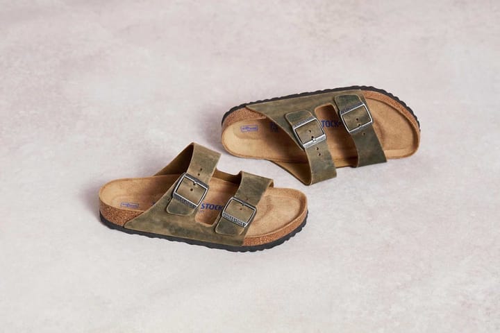 Birkenstock Arizona FL WB Faded Khaki Birkenstock Birkenstock Arizona FL WB Faded Khaki Birkenstock