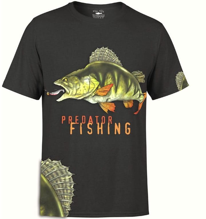 Fladen Fladen Greedy Perch T-Shirt Black Fladen Fladen Fladen Greedy Perch T-Shirt Black Fladen