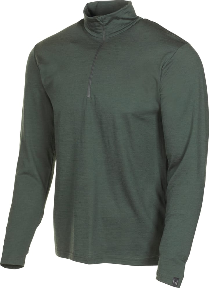Ivanhoe Men's Underwool Sonny Half Zip Rifle Green Ivanhoe