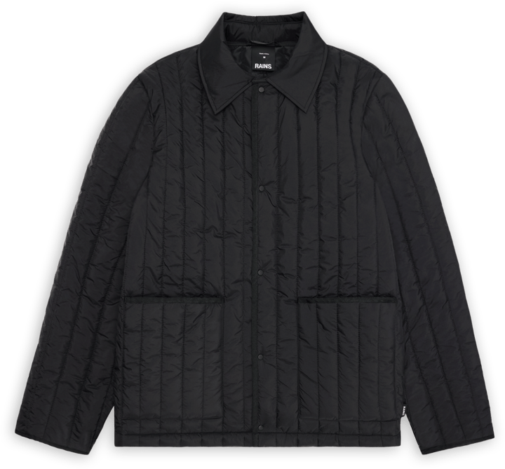 Rains Banja Liner Overshirt Black Rains