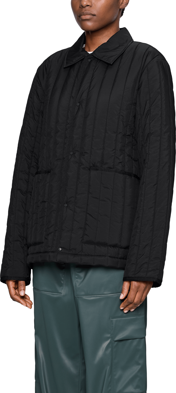 Rains Banja Liner Overshirt Black Rains