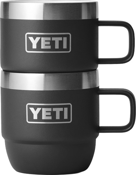 Yeti Rambler 177 ml Stackable Mugs 2-pack Black Serveringsutrustning 117 ml