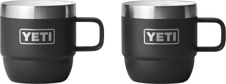 Yeti Rambler 177 ml Stackable Mugs 2-pack Black Yeti Yeti Rambler 177 ml Stackable Mugs 2-pack Black Yeti