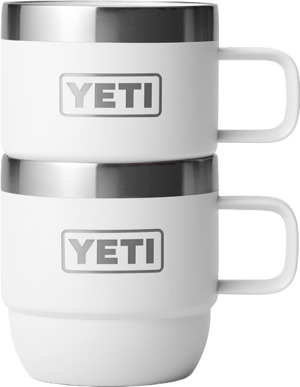 Yeti Rambler 177 ml Stackable Mugs 2-pack White Serveringsutrustning 117 ml