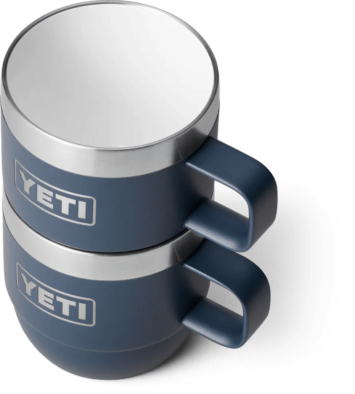 Yeti Rambler 6oz (177ml) Stackable Mugs with DuraSip Ceramic Lining Navy Yeti