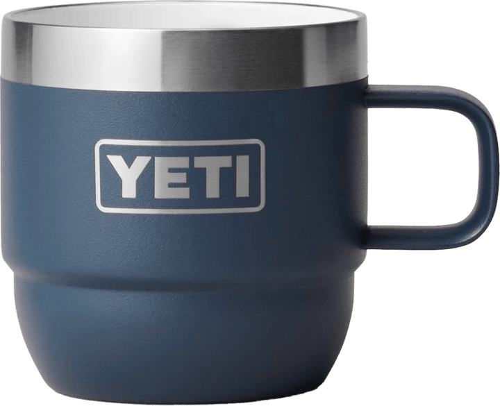 Yeti Rambler 6oz (177ml) Stackable Mugs with DuraSip Ceramic Lining Navy Yeti