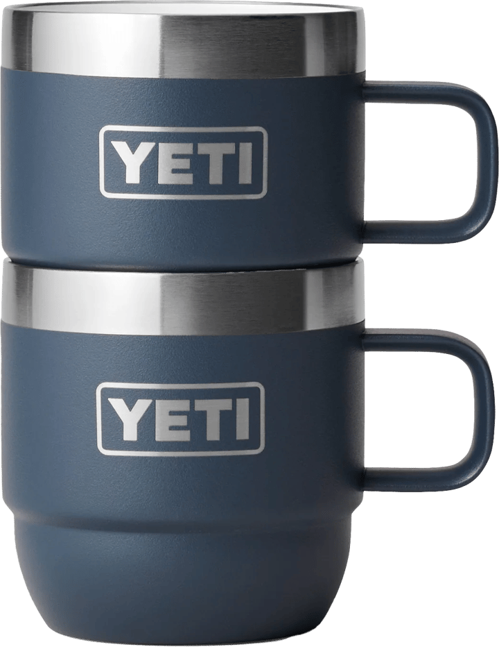 Yeti Rambler 6oz (177ml) Stackable Mugs with DuraSip Ceramic Lining Navy Yeti