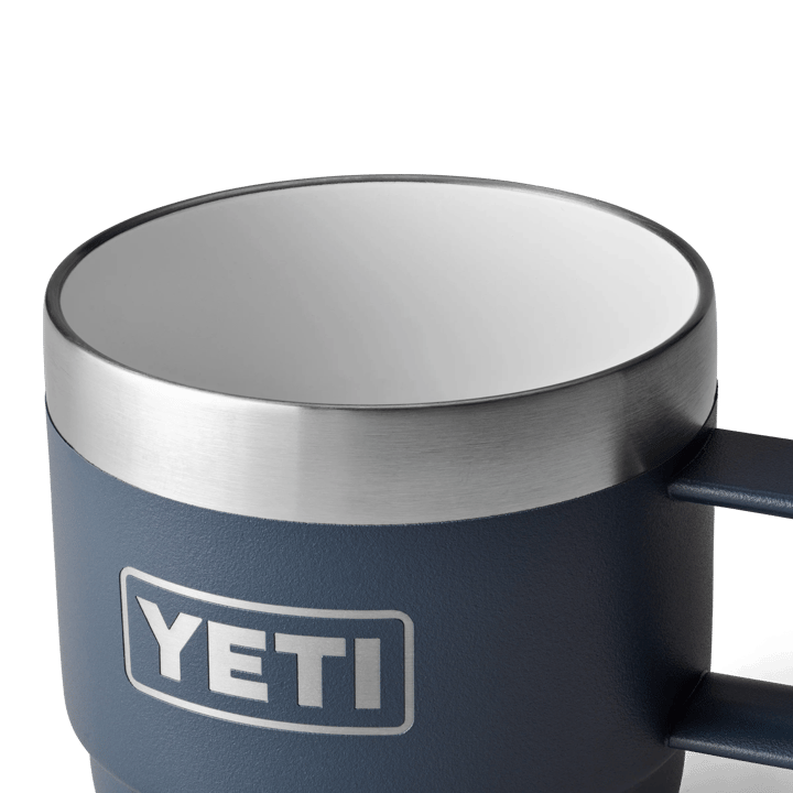 Yeti Rambler 6oz (177ml) Stackable Mugs with DuraSip Ceramic Lining Navy Yeti