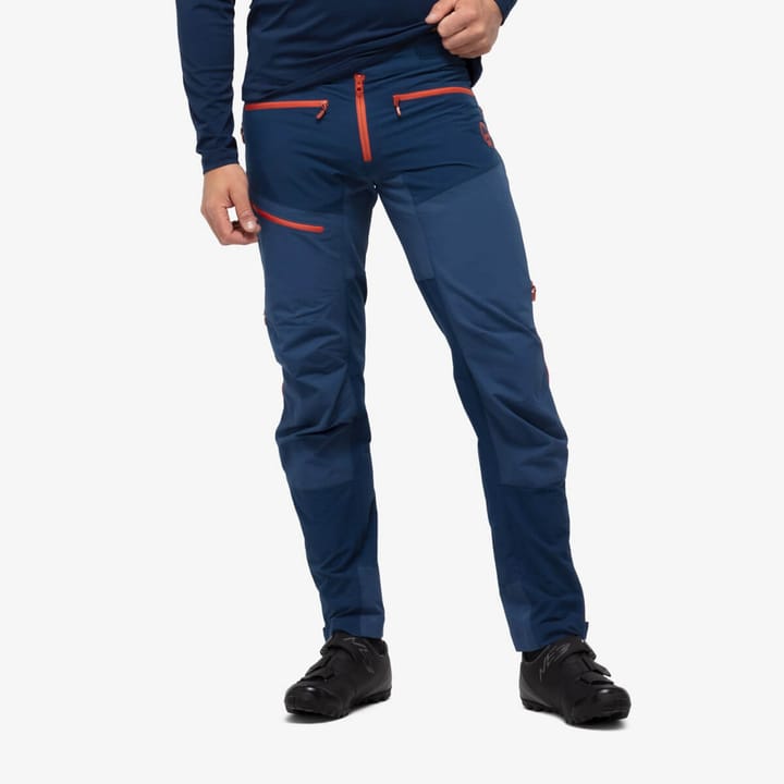 Norrøna Fjørå Flex1 Pants (M) Indigo Night/Rooibos Tea Norrøna