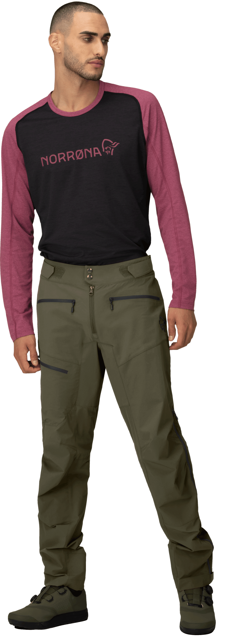 Norrøna Men's Fjørå flex1 Pants Olive Night Norrøna