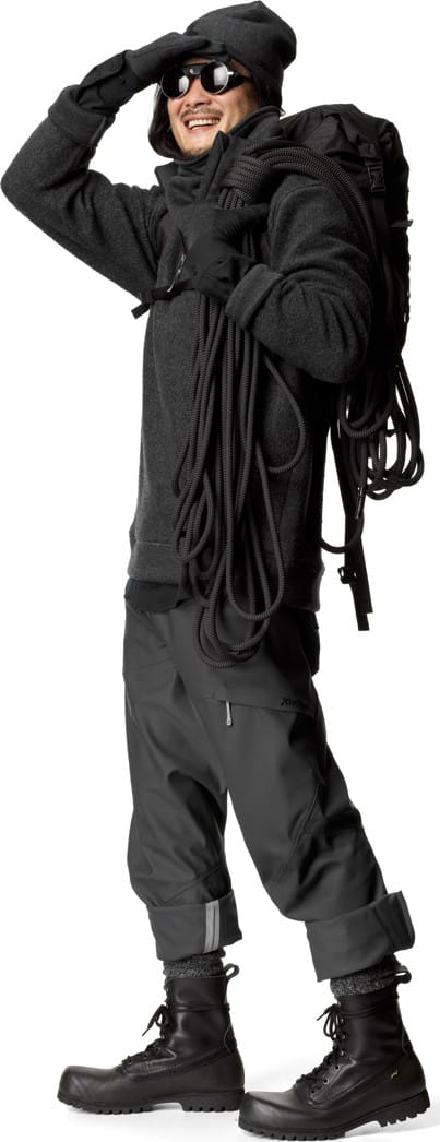 Houdini Men's Alto Half Zip True Black Houdini