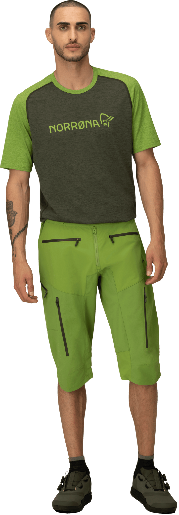 Norrøna Men's Fjørå Flex1 Shorts Norrona Green Norrøna