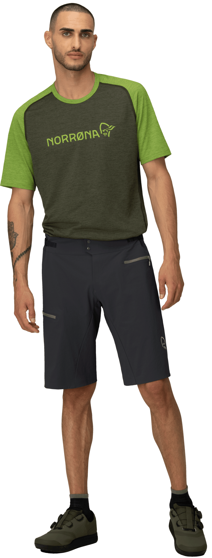 Norrøna Men's Fjørå Flex1 Light Shorts Caviar Norrøna