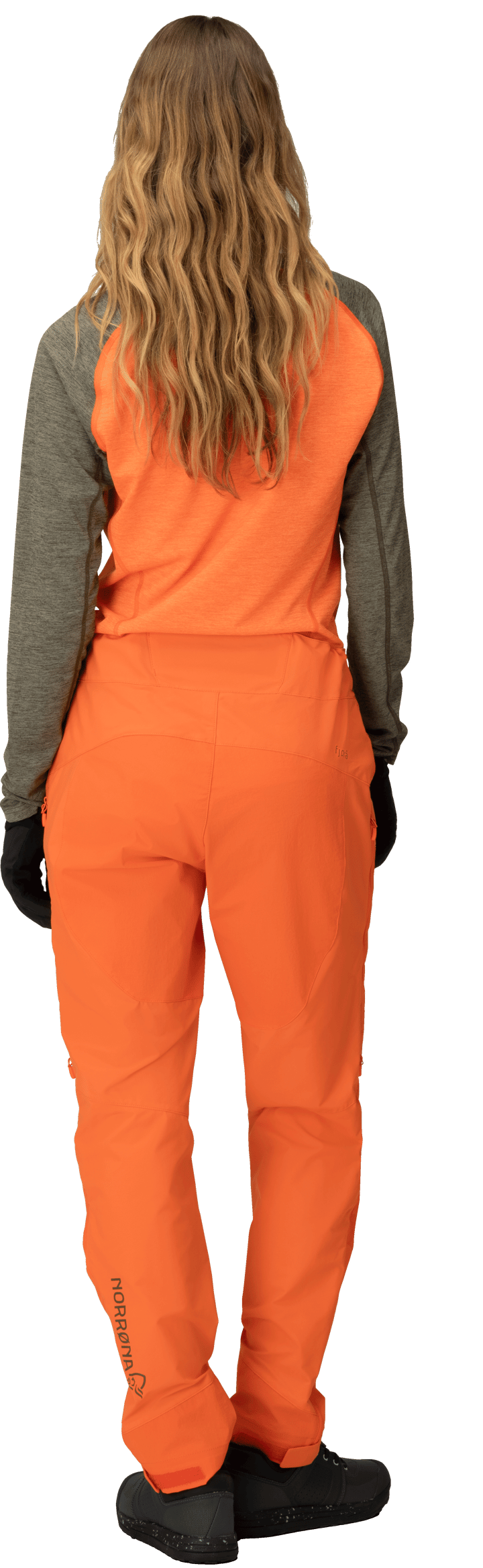 Women's Fjørå Flex1 Pants Orange Alert Norrøna