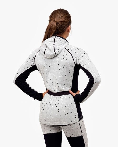 Johaug Maven Wool Fullzip Hood GREYM Johaug Johaug Maven Wool Fullzip Hood GREYM Johaug