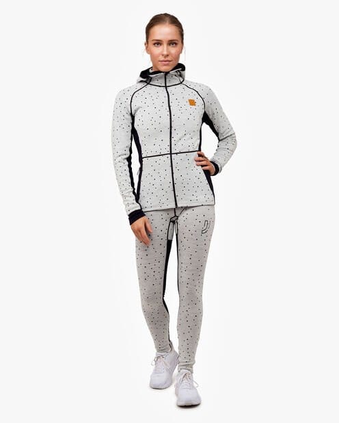 Johaug Maven Wool Fullzip Hood GREYM Johaug Johaug Maven Wool Fullzip Hood GREYM Johaug