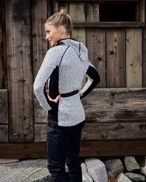 Johaug Maven Wool Fullzip Hood GREYM Johaug Johaug Maven Wool Fullzip Hood GREYM Johaug