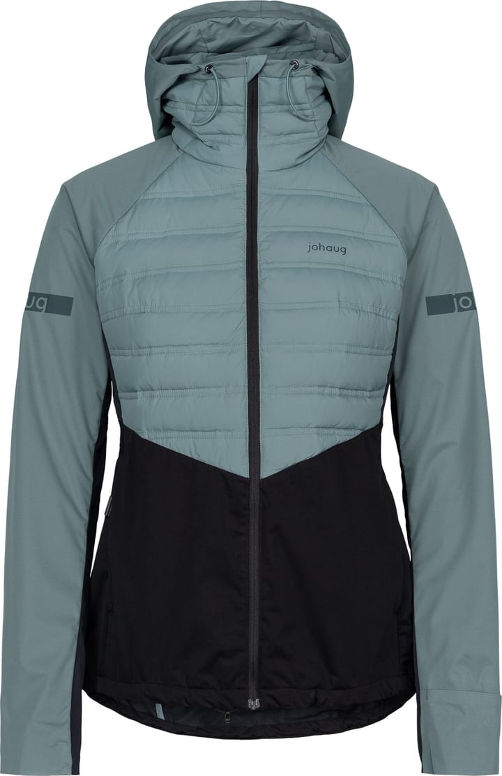 Johaug Women's Concept Training Jacket 2.0 Green/Blue Johaug Johaug Women's Concept Training Jacket 2.0 Green/Blue Johaug