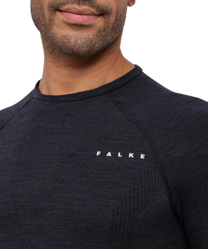Falke Men's Longsleeve Wool-Tech Black Falke