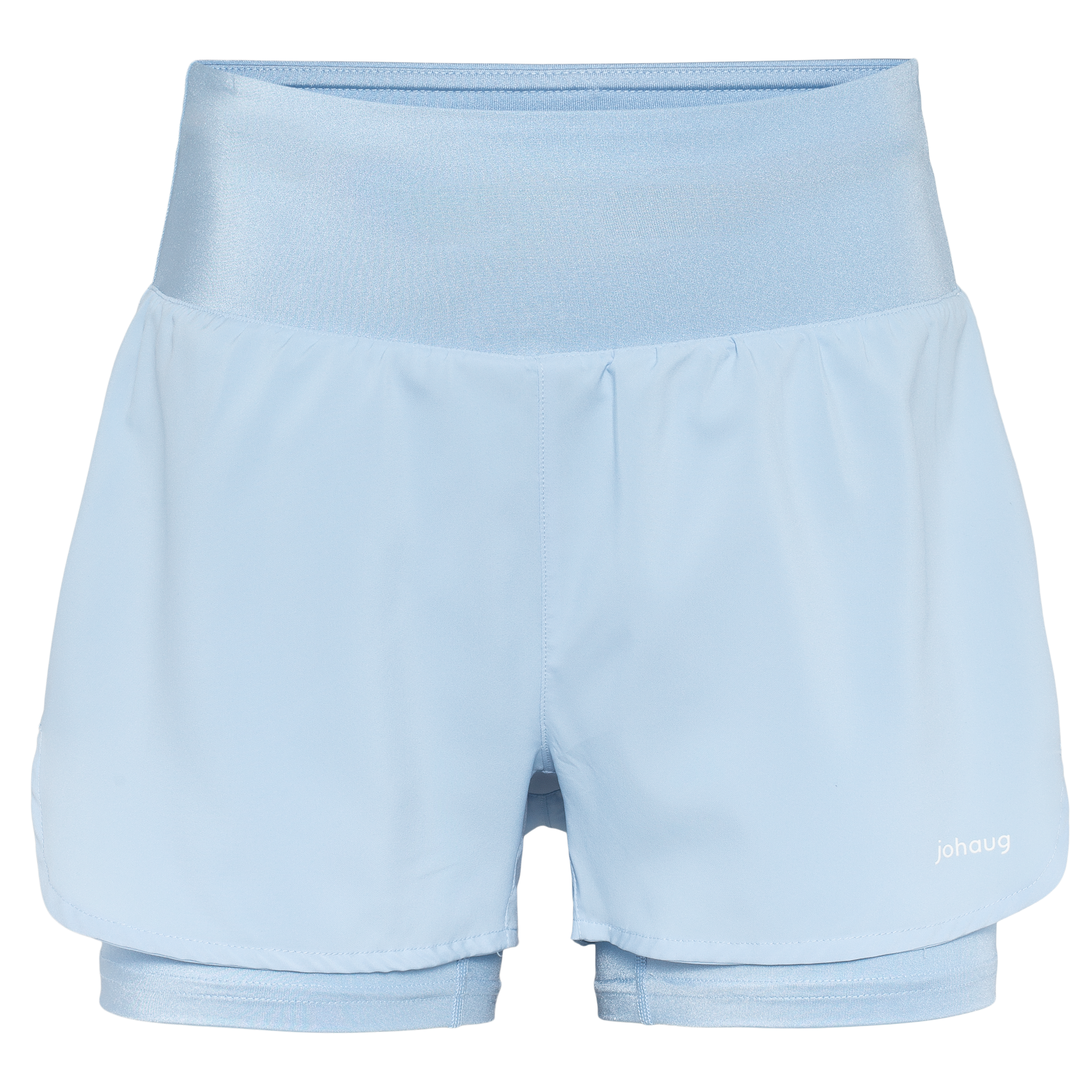 Johaug Women's Impact Shorts 2 In 1 Light Blue