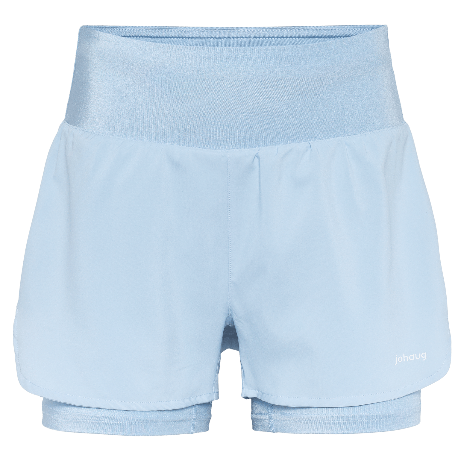 Johaug Women's Impact Shorts 2 In 1 Light Blue