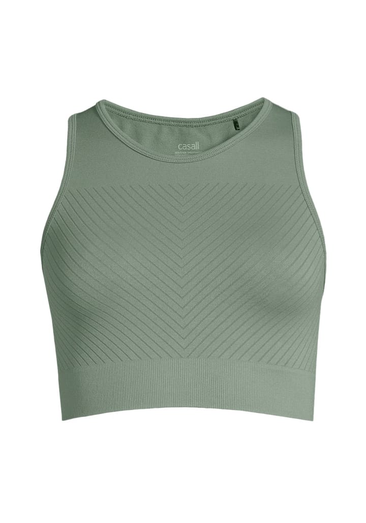 Casall Essential Block Seamless Sport Top Dusty Green Casall