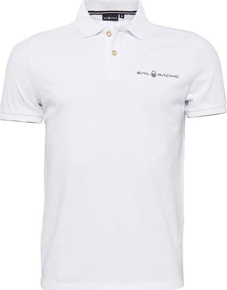 Sail Racing Men's Bowman Logo Polo White Sail Racing