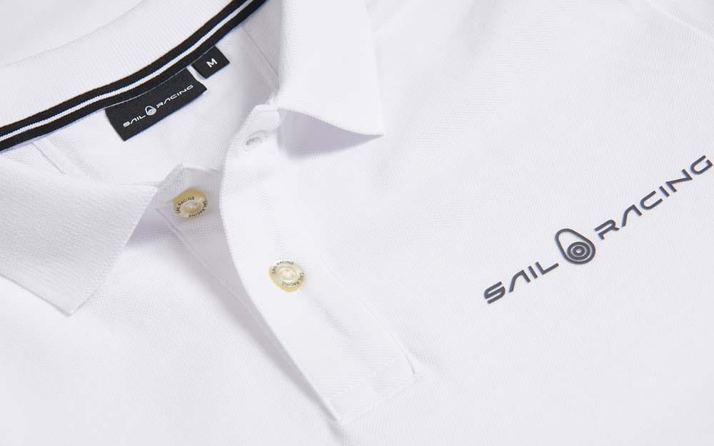 Sail Racing Men's Bowman Logo Polo White
