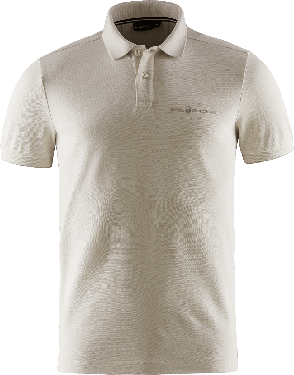 Sail Racing Men's Bowman Logo Polo Ecru
