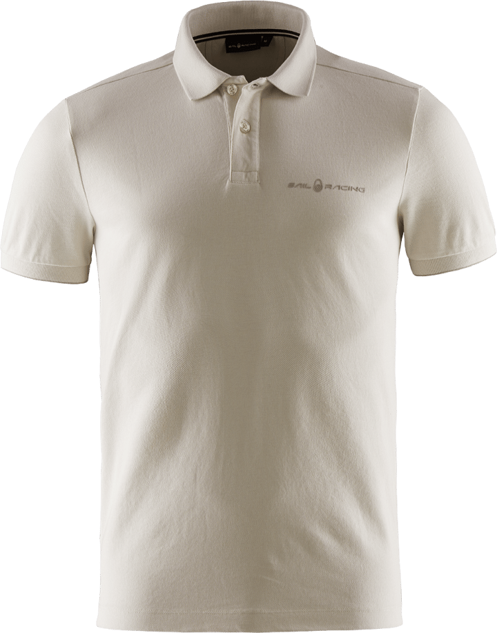 Sail Racing Men's Bowman Logo Polo Ecru Sail Racing