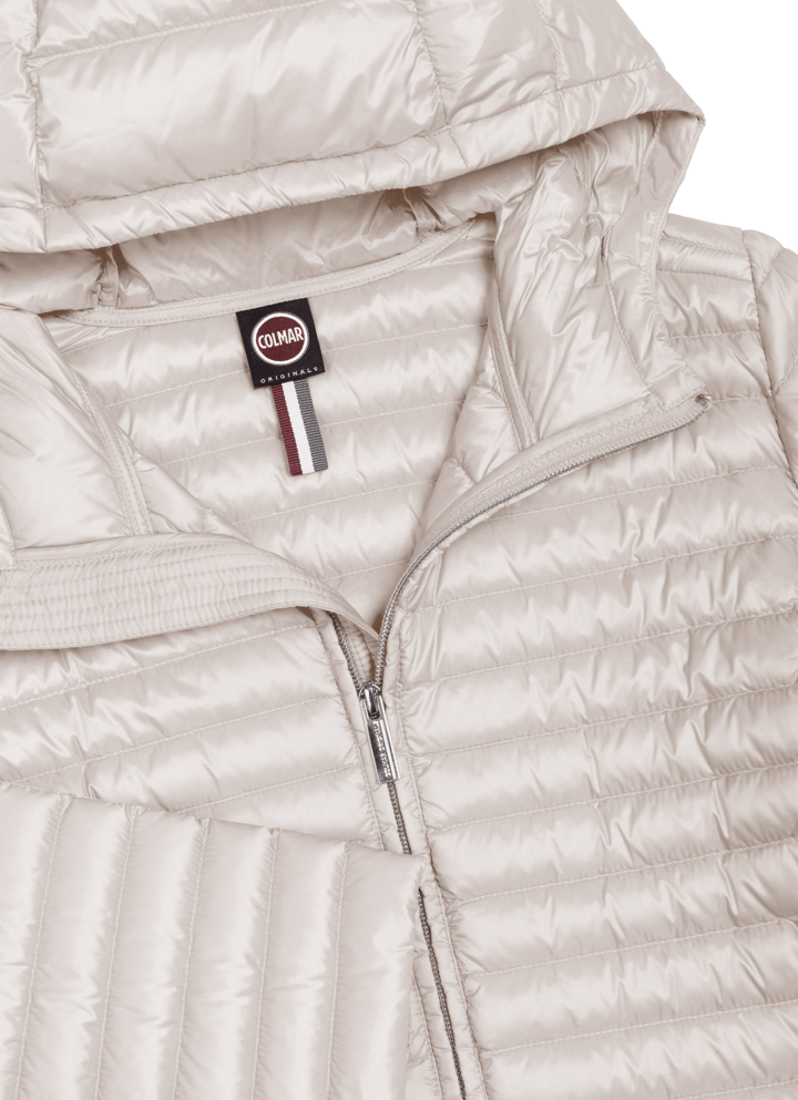 Colmar Women's Light Down Jacket With Hood Porcelain Colmar