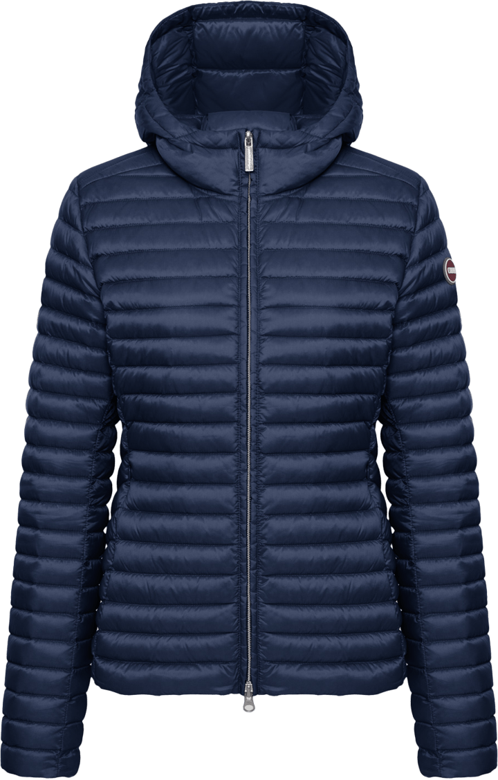 Colmar Women's Light Down Jacket With Hood Navy Blue Colmar