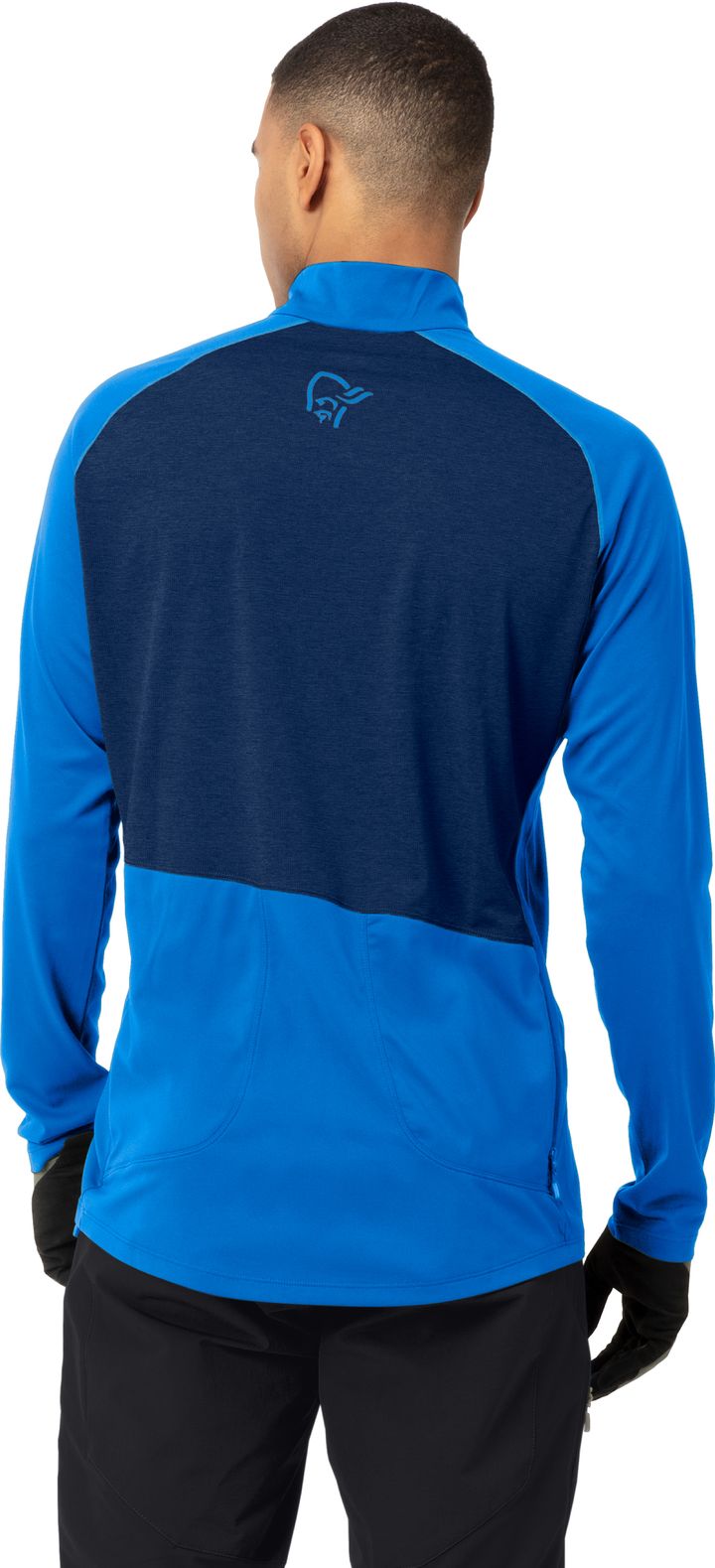 Norrøna Men's Fjørå Equaliser Long Sleeve Zip Top Skydiver Norrøna