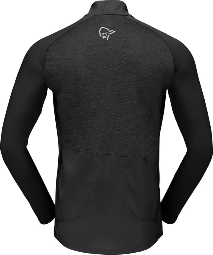 Norrøna Fjørå Equaliser Long Sleeve Zip Top M's Caviar Norrøna