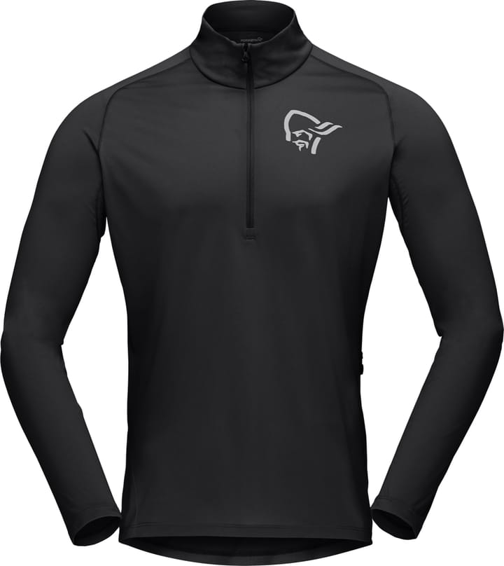 Norrøna Fjørå Equaliser Long Sleeve Zip Top M's Caviar Norrøna