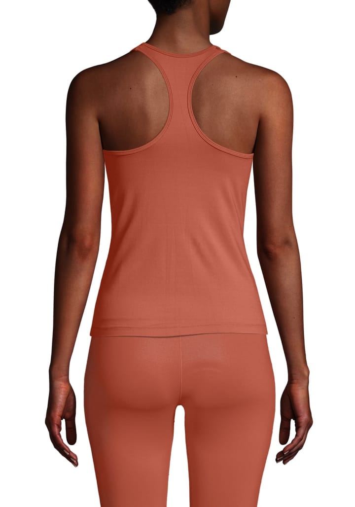 Casall Women's V-Neck Racerback Burnt Sienna Red Casall Casall Women's V-Neck Racerback Burnt Sienna Red Casall