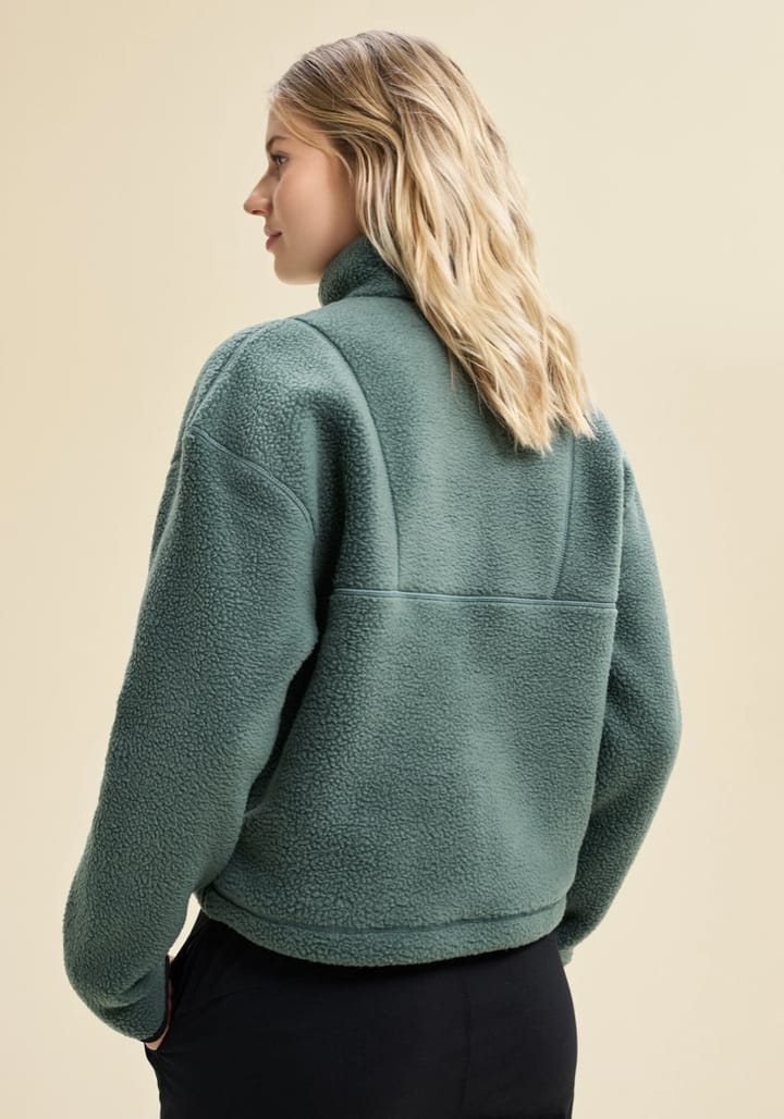 Casall Pile Half Zip Dusky Teal Casall Casall Pile Half Zip Dusky Teal Casall