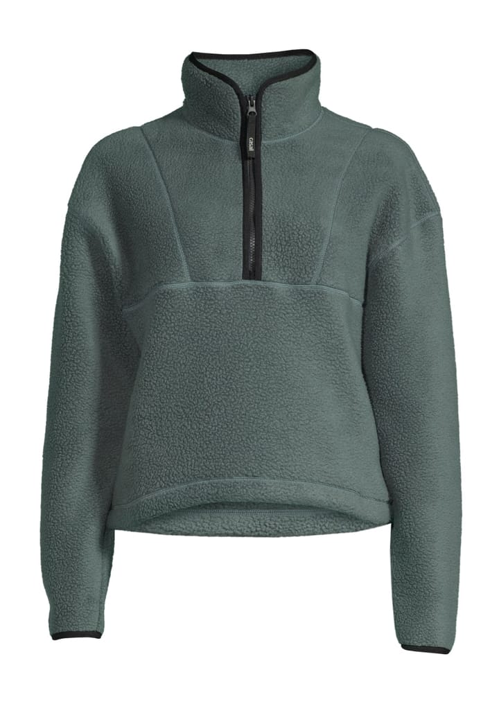 Casall Pile Half Zip Dusky Teal Casall Casall Pile Half Zip Dusky Teal Casall