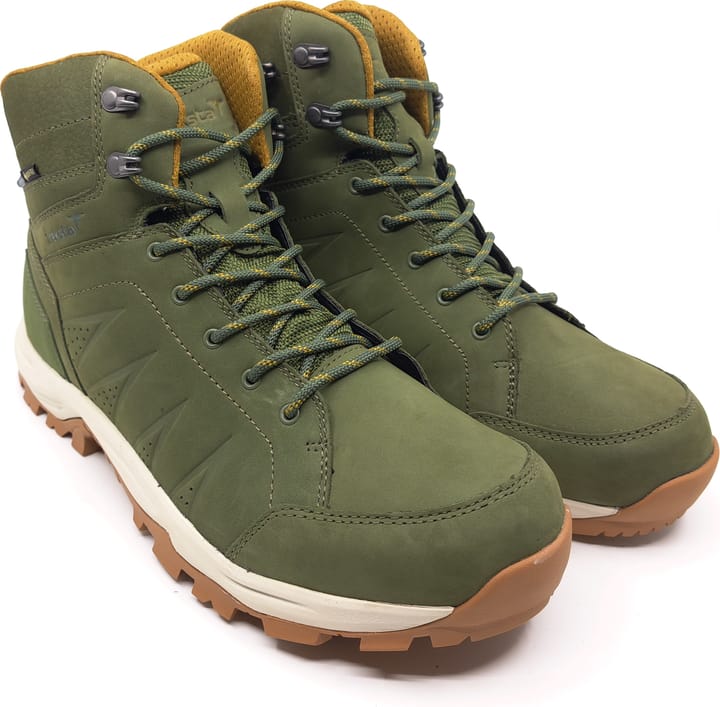 TrekSta Unisex Sandnes Mid Gore-Tex Olive/mustard TrekSta