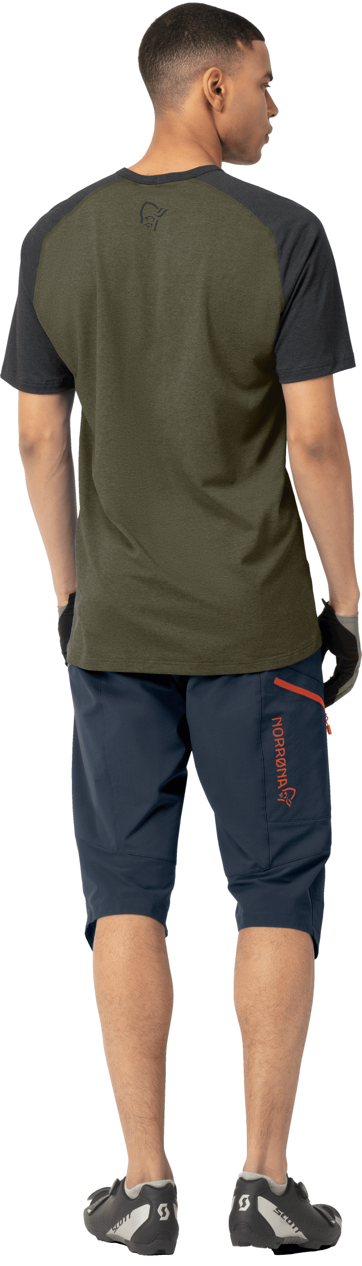 Norrøna Men's Fjørå Equaliser Lightweight T-Shirt  Olive Night Norrøna