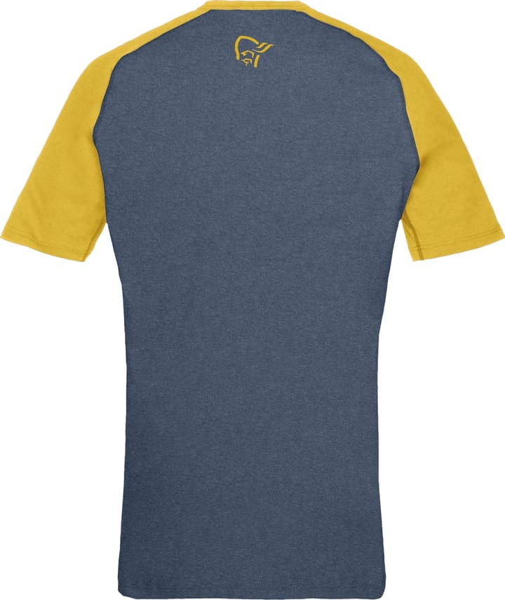 Norrøna Fjørå Equaliser Lightweight T-Shirt (M) Sulphur/Vintage Indigo Norrøna