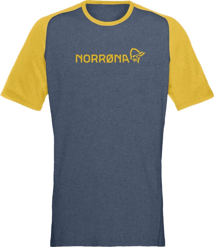 Norrøna Fjørå Equaliser Lightweight T-Shirt (M) Sulphur/Vintage Indigo Norrøna