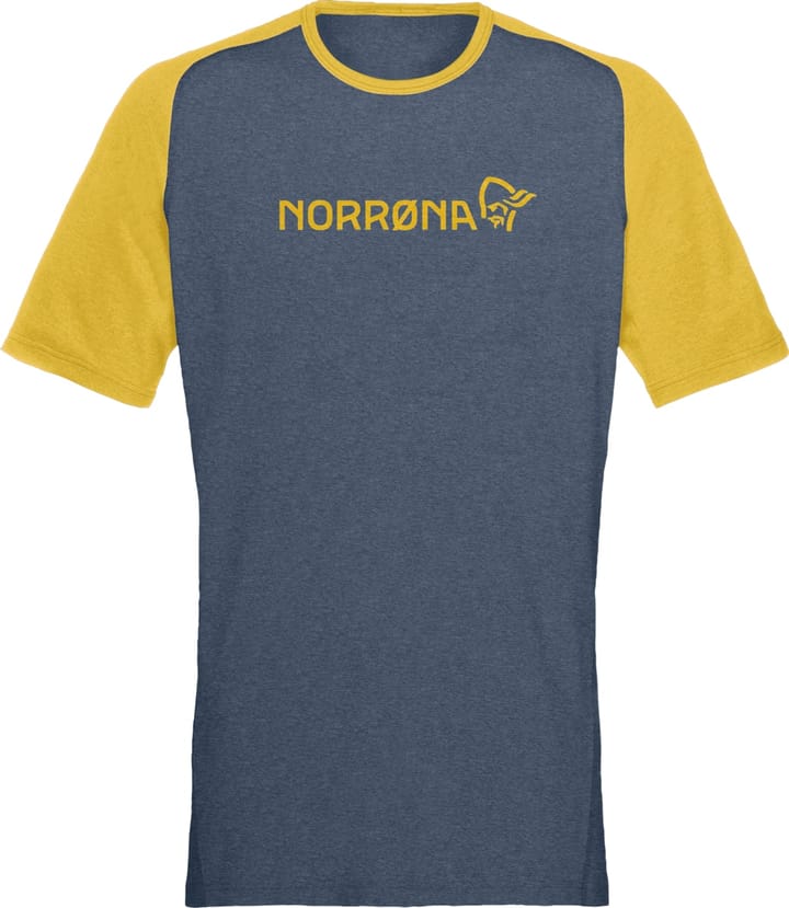 Norrøna Fjørå Equaliser Lightweight T-Shirt (M) Sulphur/Vintage Indigo Norrøna