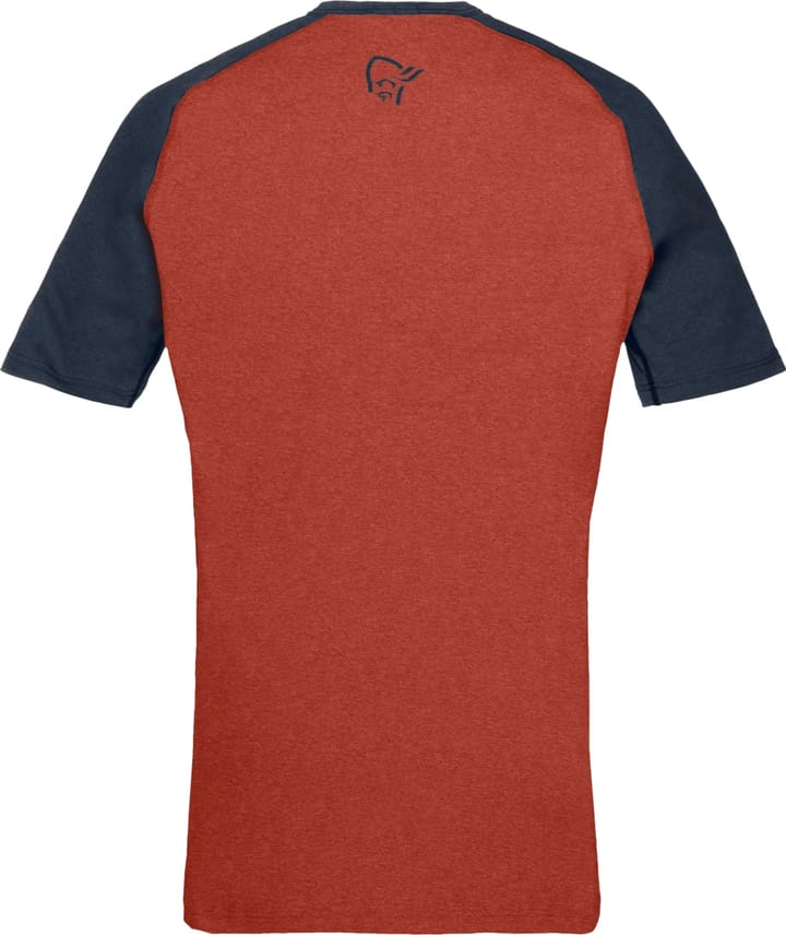 Norrøna Fjørå Equaliser Lightweight T-Shirt (M) Rooibos Tea/Indigo Night Norrøna
